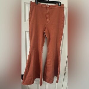 We The Free Rust Flare Jeans